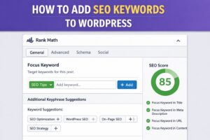 How To Add SEO Keywords To WordPress