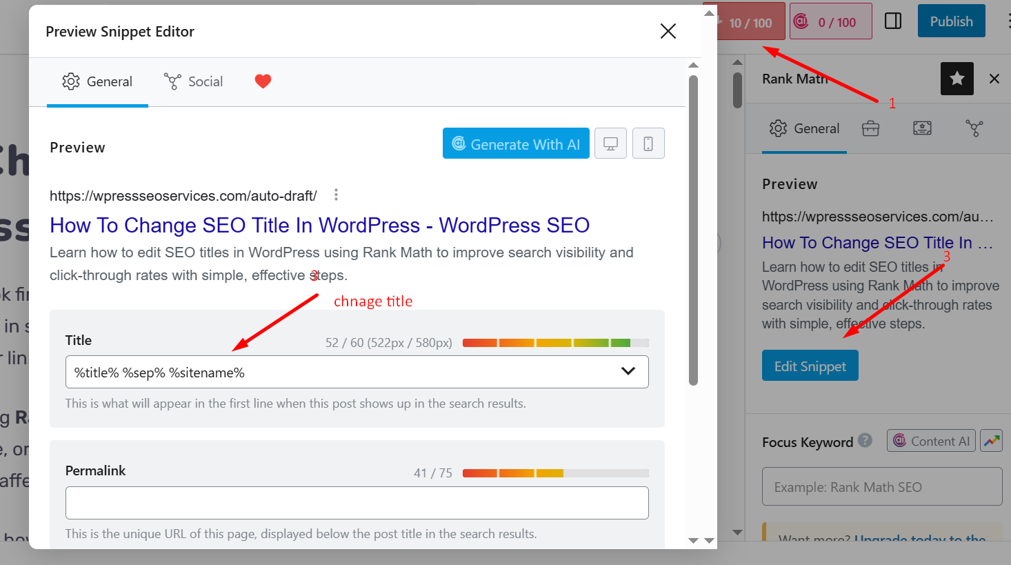 How To Change SEO Title In WordPress